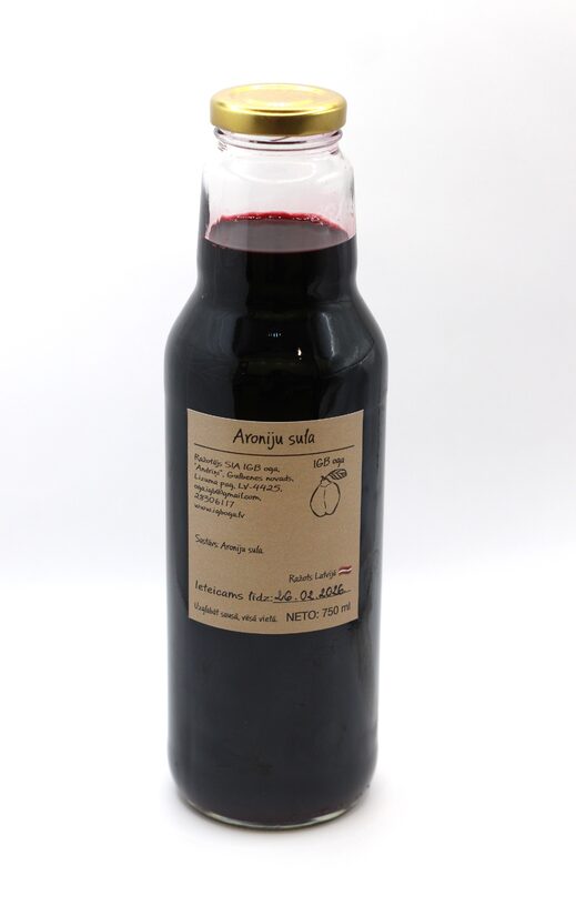 Aroniju sula 750ml
